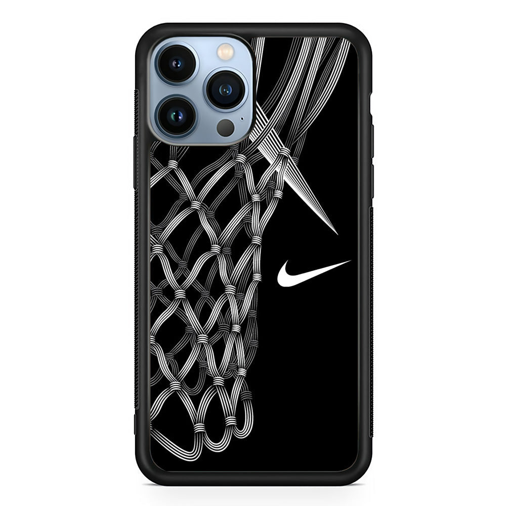 Nike Ring Basketball iPhone 13 Pro Case-Mobile Phone Case-Rubber Black (2D Case)-Altracase