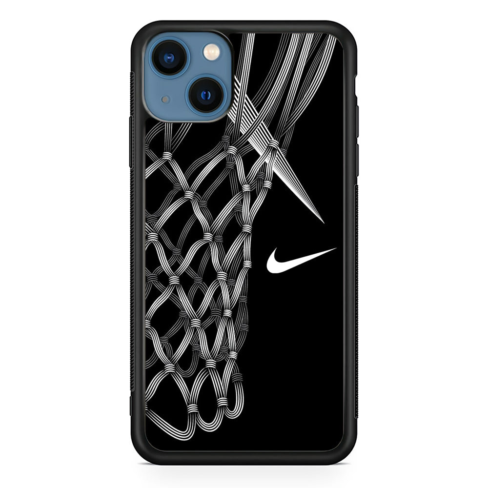 Nike Ring Basketball iPhone 13 Mini Case-Mobile Phone Case-Rubber Black (2D Case)-Altracase