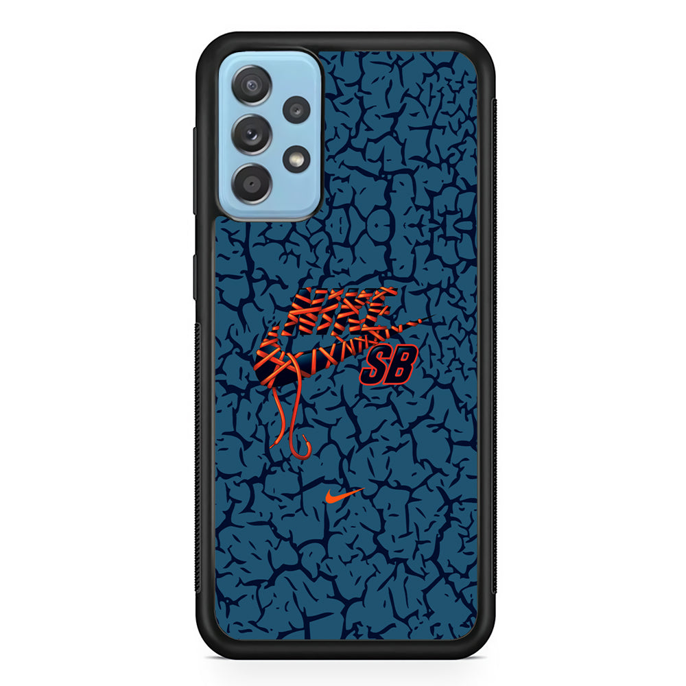 Nike SB Rope and Root Samsung Galaxy A52 Case-Mobile Phone Case-Rubber Black (2D Case)-Altracase