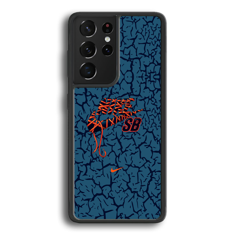 Nike SB Rope and Root Samsung Galaxy S23 Ultra Case-Mobile Phone Case-Rubber Black (2D Case)-Altracase