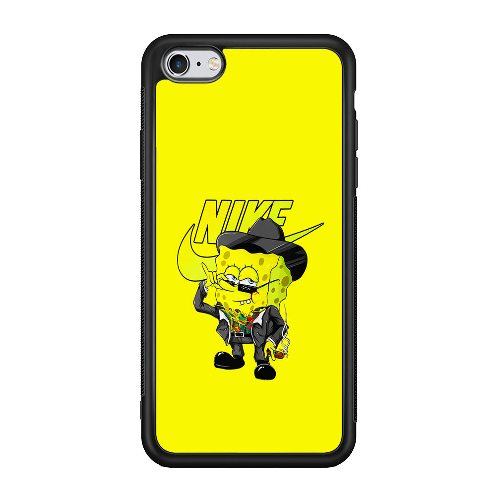 Nike Spongebob Executive iPhone 6 | 6s Case-Mobile Phone Case-Rubber Black (2D Case)-Altracase