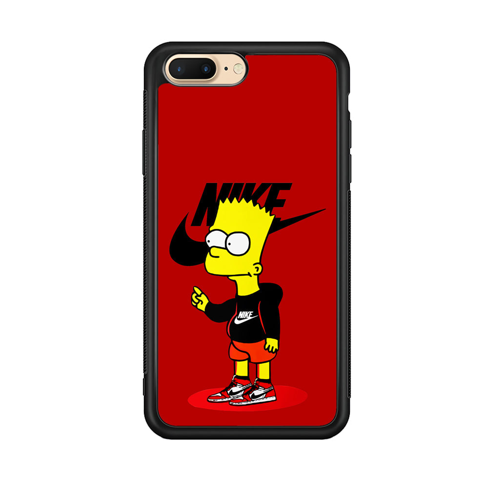 Nike Style Bart Simpson iPhone 8 Plus Case-Mobile Phone Case-Altracase