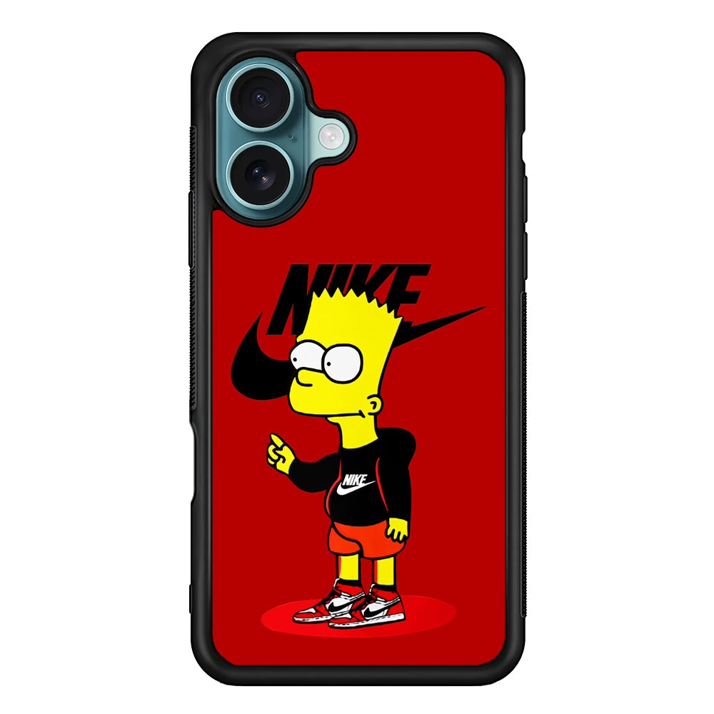Nike Style Bart Simpson iPhone 16 Case - Altracase