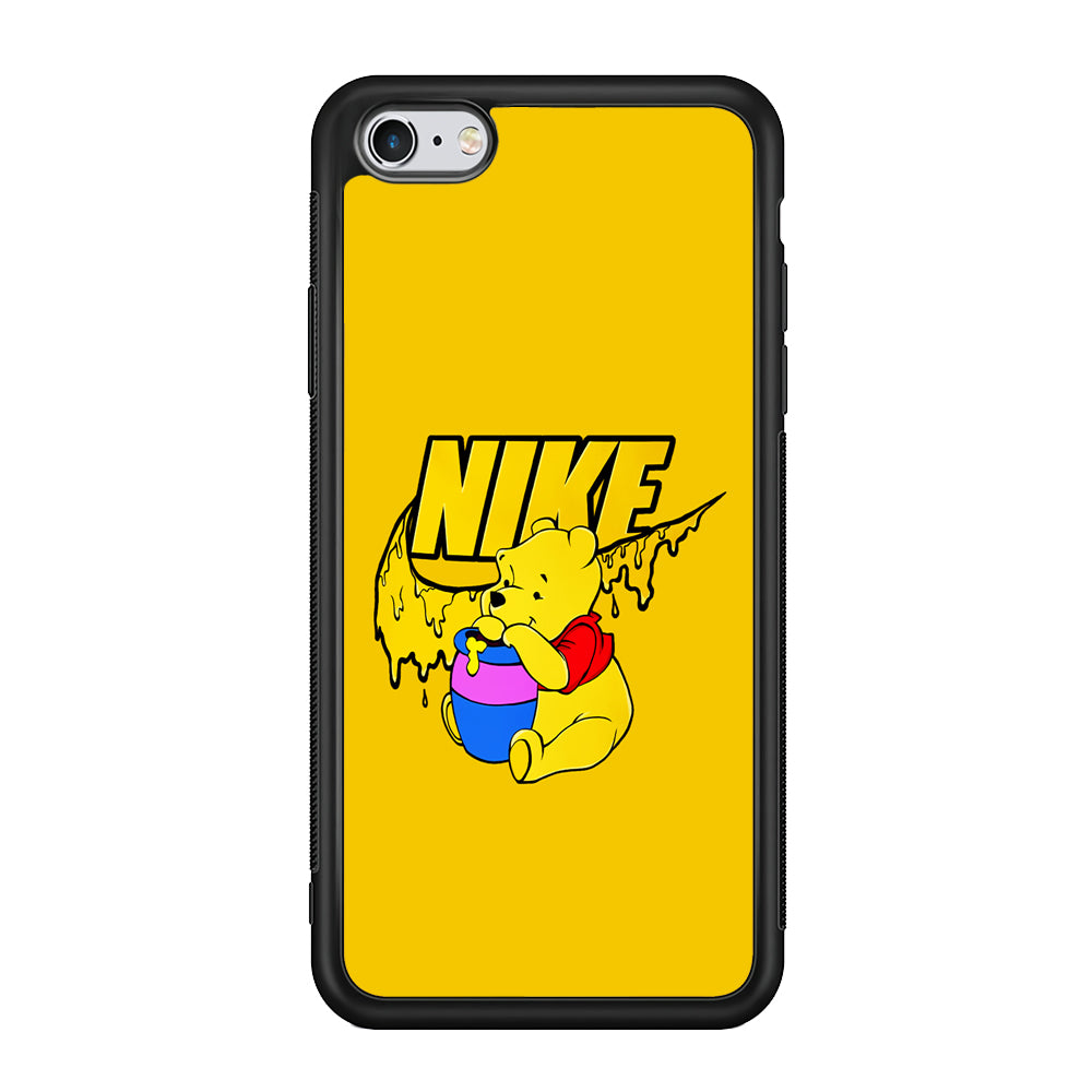 Nike Winnie The Pooh iPhone 6 | 6s Case-Mobile Phone Case-Rubber Black (2D Case)-Altracase