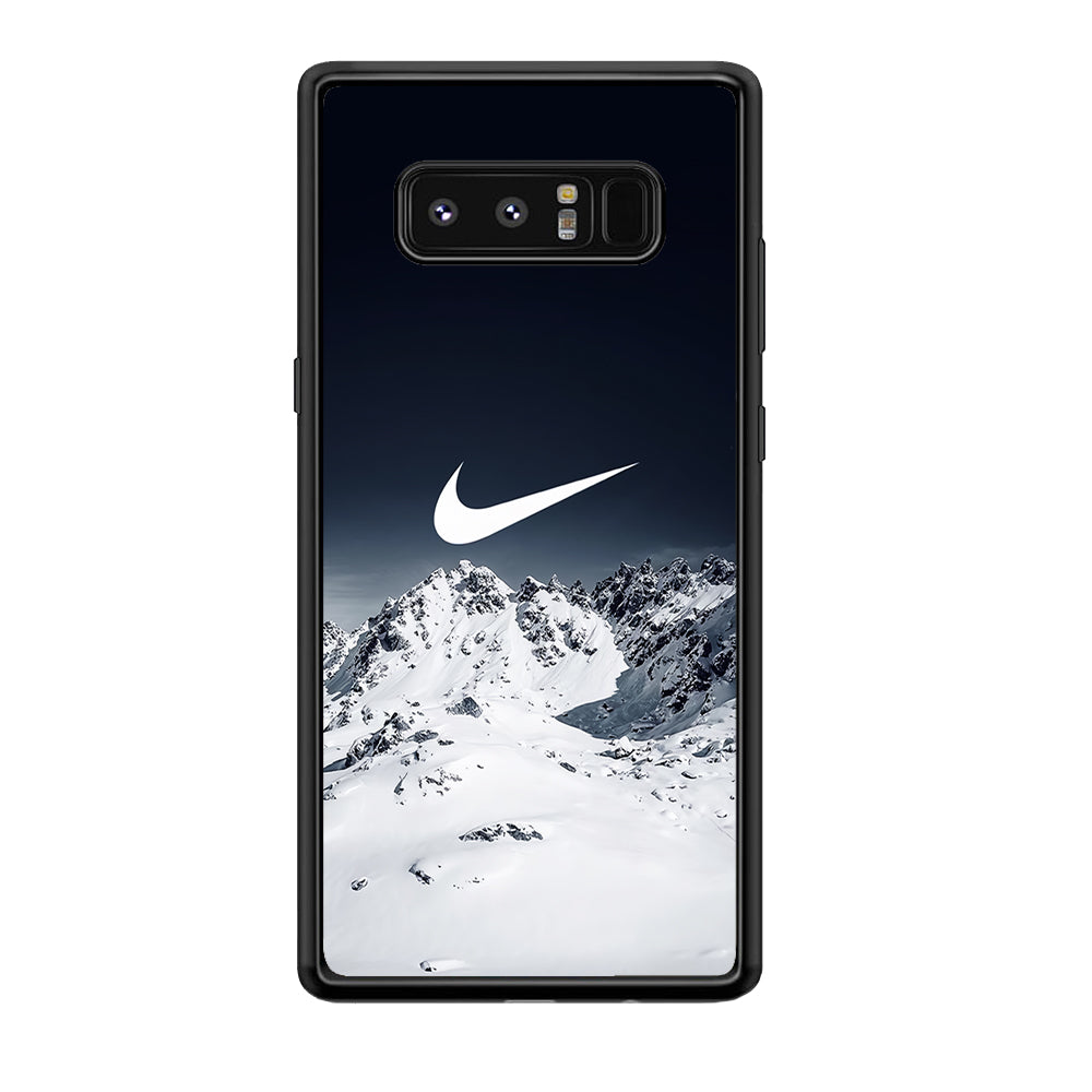 Nike Winter Mount Samsung Galaxy Note 8 Case-Mobile Phone Case-Rubber Black (2D Case)-Altracase