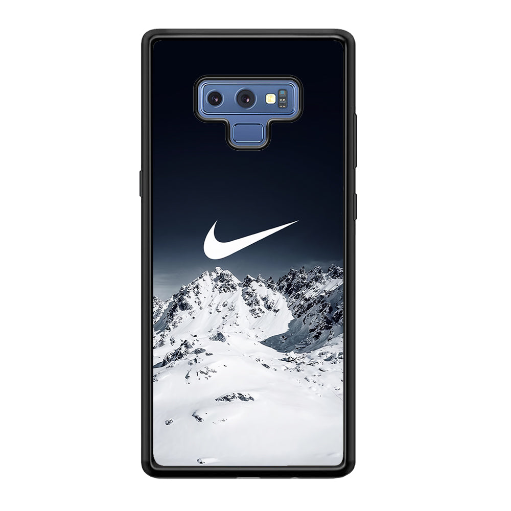 Nike Winter Mount Samsung Galaxy Note 9 Case-Mobile Phone Case-Rubber Black (2D Case)-Altracase