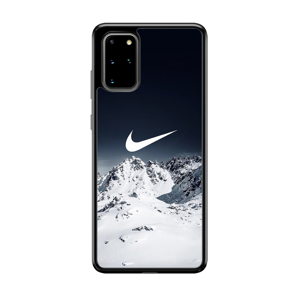 Nike Winter Mount Samsung Galaxy S20 Plus Case-Mobile Phone Case-Rubber Black (2D Case)-Altracase