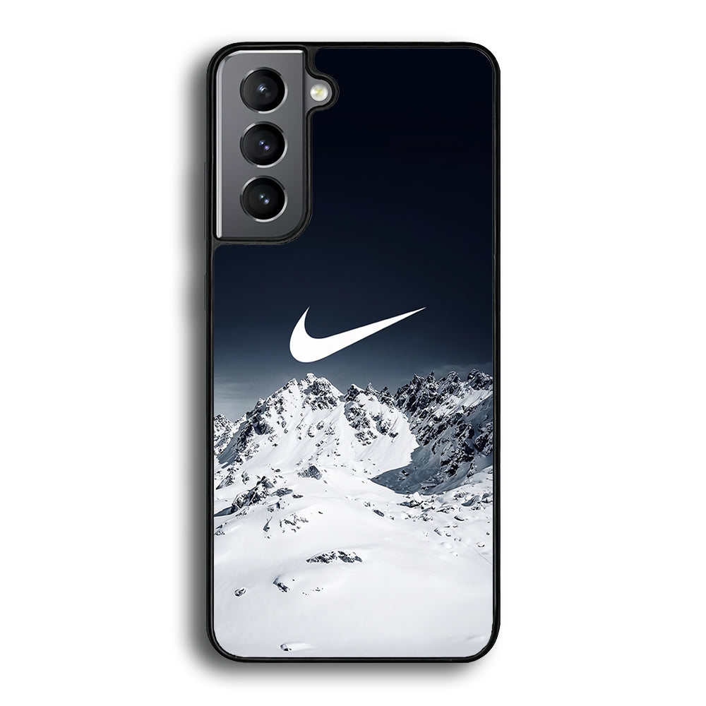 Nike Winter Mount Samsung Galaxy S23 Plus Case-Mobile Phone Case-Rubber Black (2D Case)-Altracase