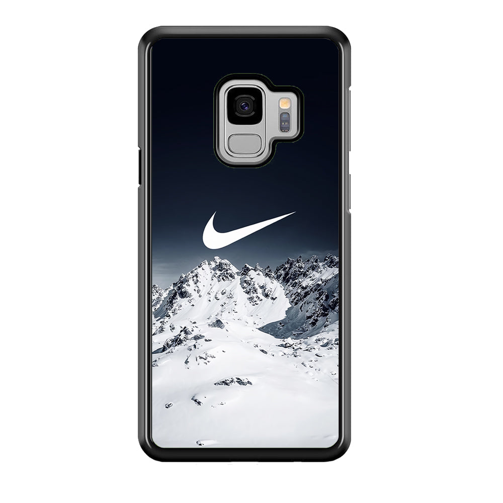 Nike Winter Mount Samsung Galaxy S9 Case-Mobile Phone Case-Rubber Black (2D Case)-Altracase