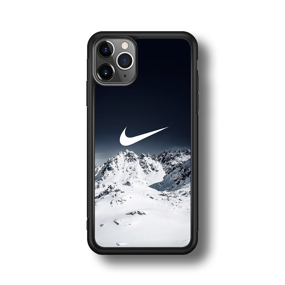 Nike Winter Mount iPhone 11 Pro Max Case-Mobile Phone Case-Rubber Black (2D Case)-Altracase