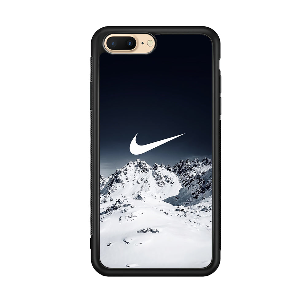 Nike Winter Mount iPhone 8 Plus Case-Mobile Phone Case-Rubber Black (2D Case)-Altracase