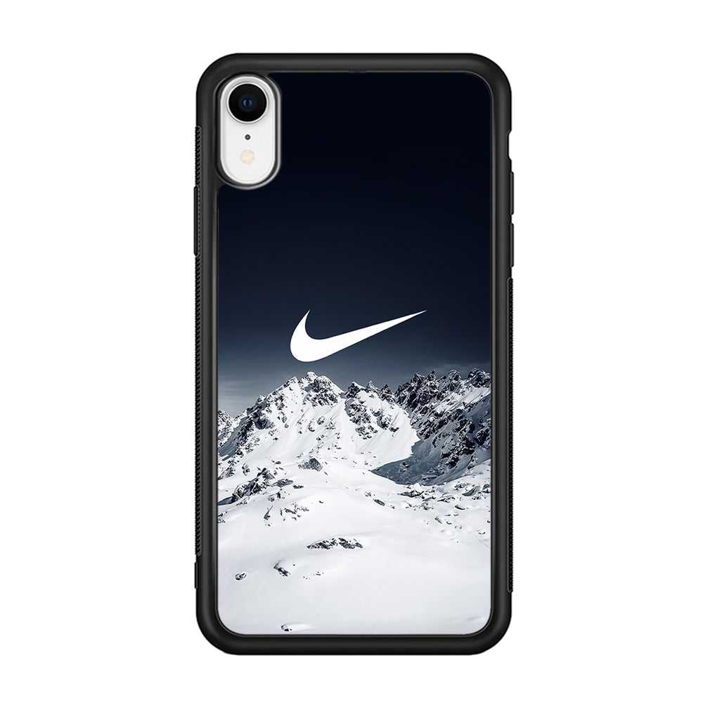 Nike Winter Mount iPhone XR Case-Mobile Phone Case-Rubber Black (2D Case)-Altracase
