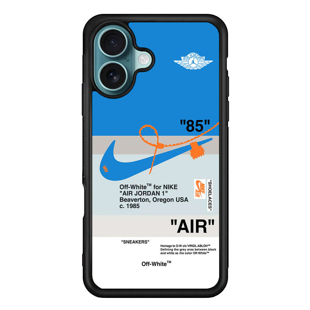Nike X Air Jordan Blue iPhone 16 Plus Case - Altracase