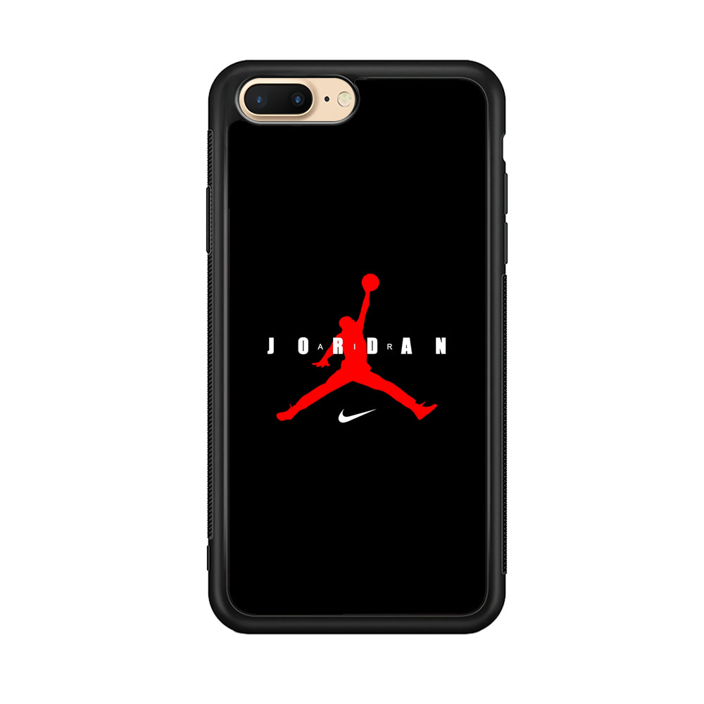 Nike X Air Jordan Logo iPhone 7 Plus Case-Mobile Phone Case-Rubber Black (2D Case)-Altracase