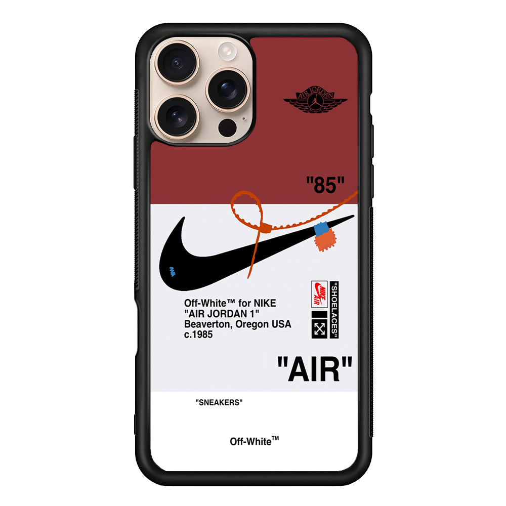 Nike X Air Jordan Red iPhone 16 Pro Max Case - Altracase