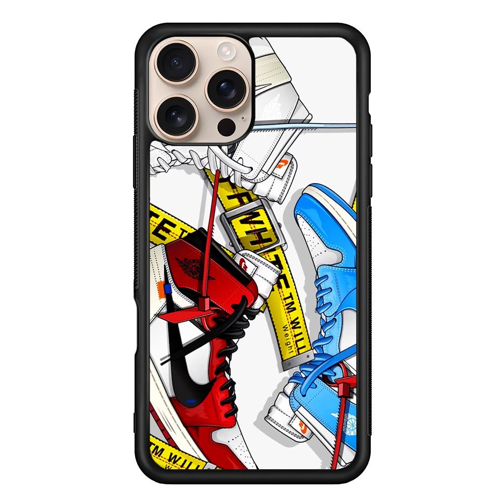 Nike X Air Jordan Shoes Collage iPhone 16 Pro Max Case - Altracase