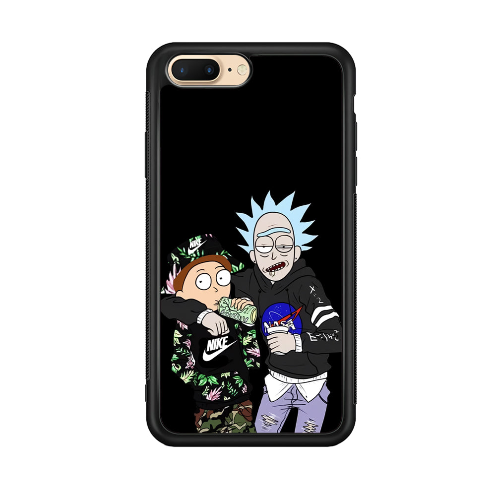 Nike X Nasa Rick and Morty iPhone 7 Plus Case-Mobile Phone Case-Altracase