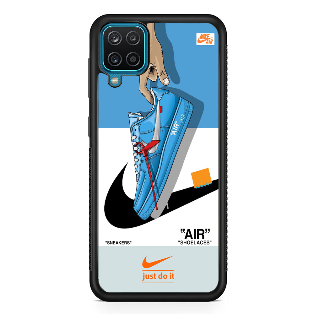Nike Air Sneakers Max Samsung Galaxy A12 Case-Mobile Phone Case-Rubber Black (2D Case)-Altracase