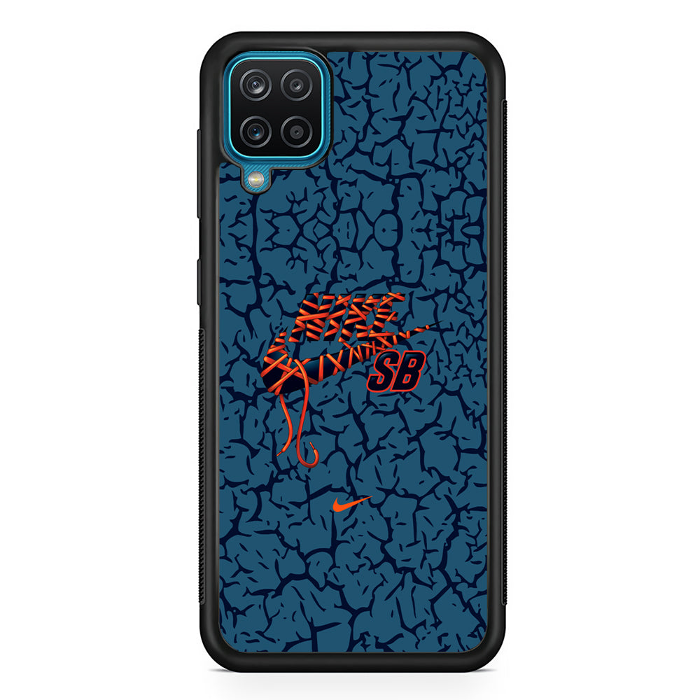 Nike SB Rope and Root Samsung Galaxy A12 Case-Mobile Phone Case-Rubber Black (2D Case)-Altracase