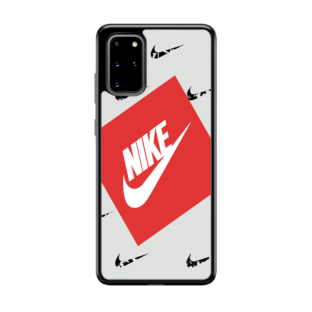 Nike in Red Box Samsung Galaxy S20 Plus Case-Mobile Phone Case-Rubber Black (2D Case)-Altracase