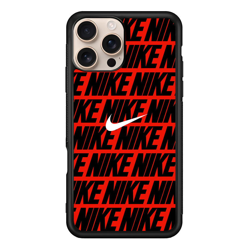 Nike in Red iPhone 16 Pro Max Case - Altracase