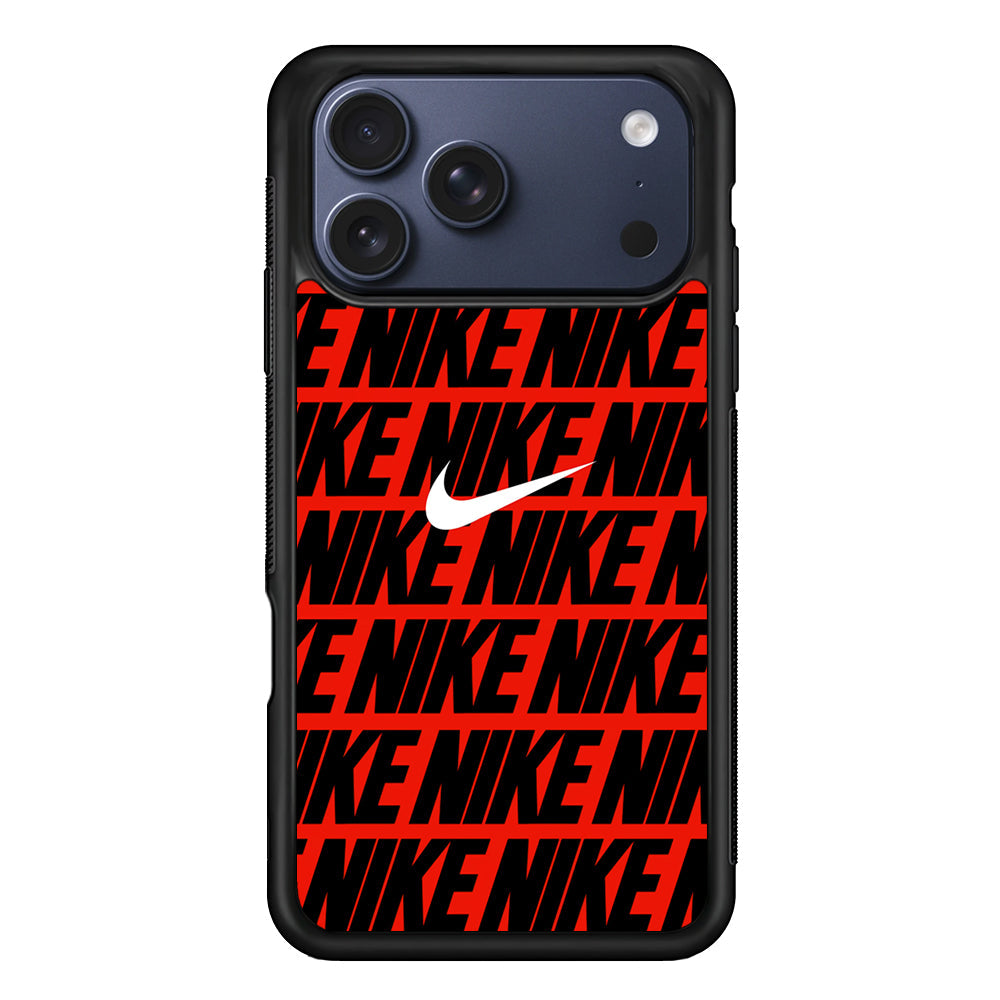 Nike in Red iPhone 17 Pro Max Case - Altracase