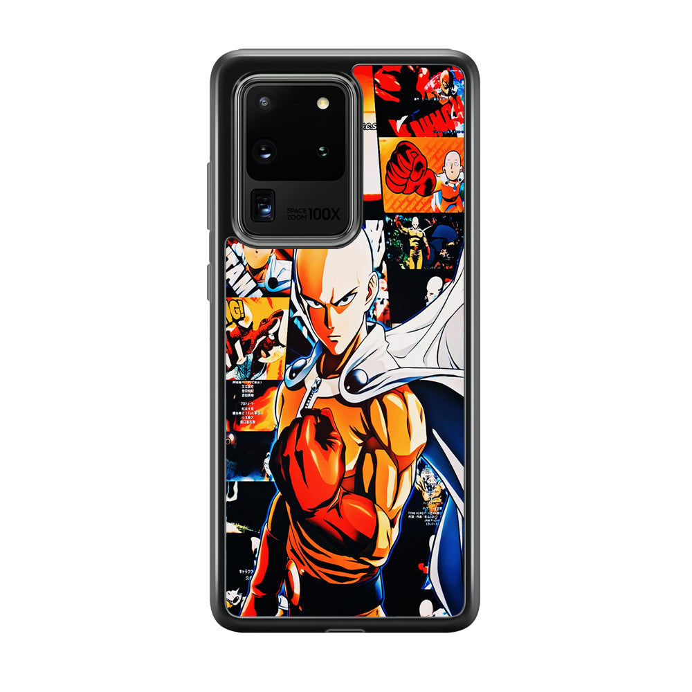 OPM Saitama Aesthetic Samsung Galaxy S20 Ultra Case-Phone Case-Tempered Glass Case-Altracase