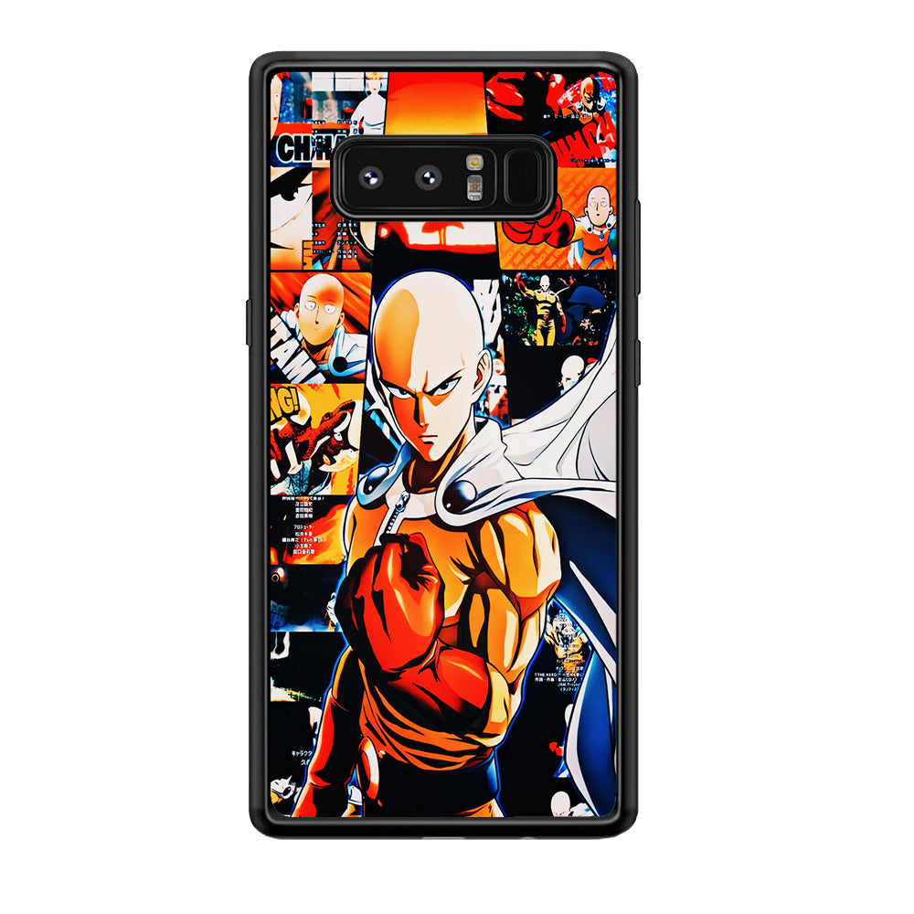 OPM Saitama Aesthetic Samsung Galaxy Note 8 Case-Phone Case-Tempered Glass Case-Altracase
