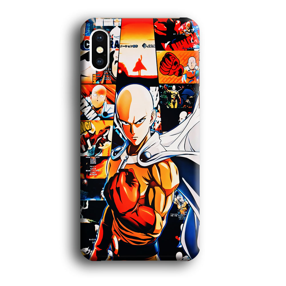 OPM Saitama Aesthetic iPhone Xs Case-Phone Case-3D Case-Altracase
