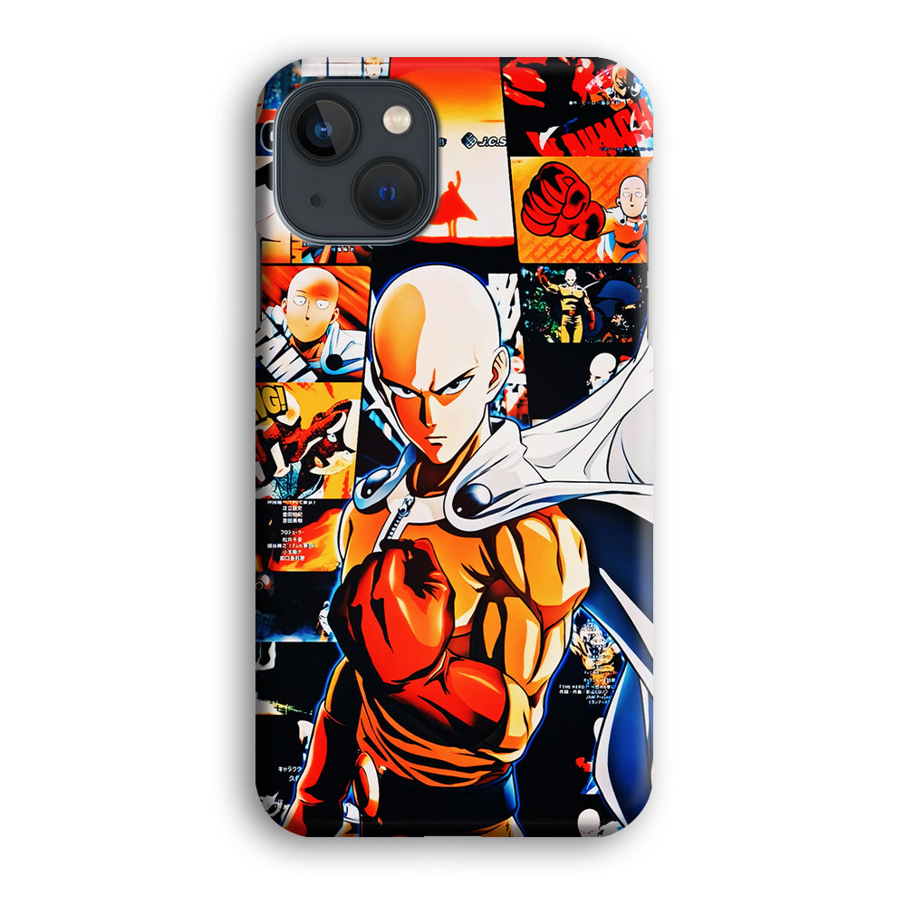 OPM Saitama Aesthetic iPhone 13 Mini Case-Phone Case-3D Case-Altracase