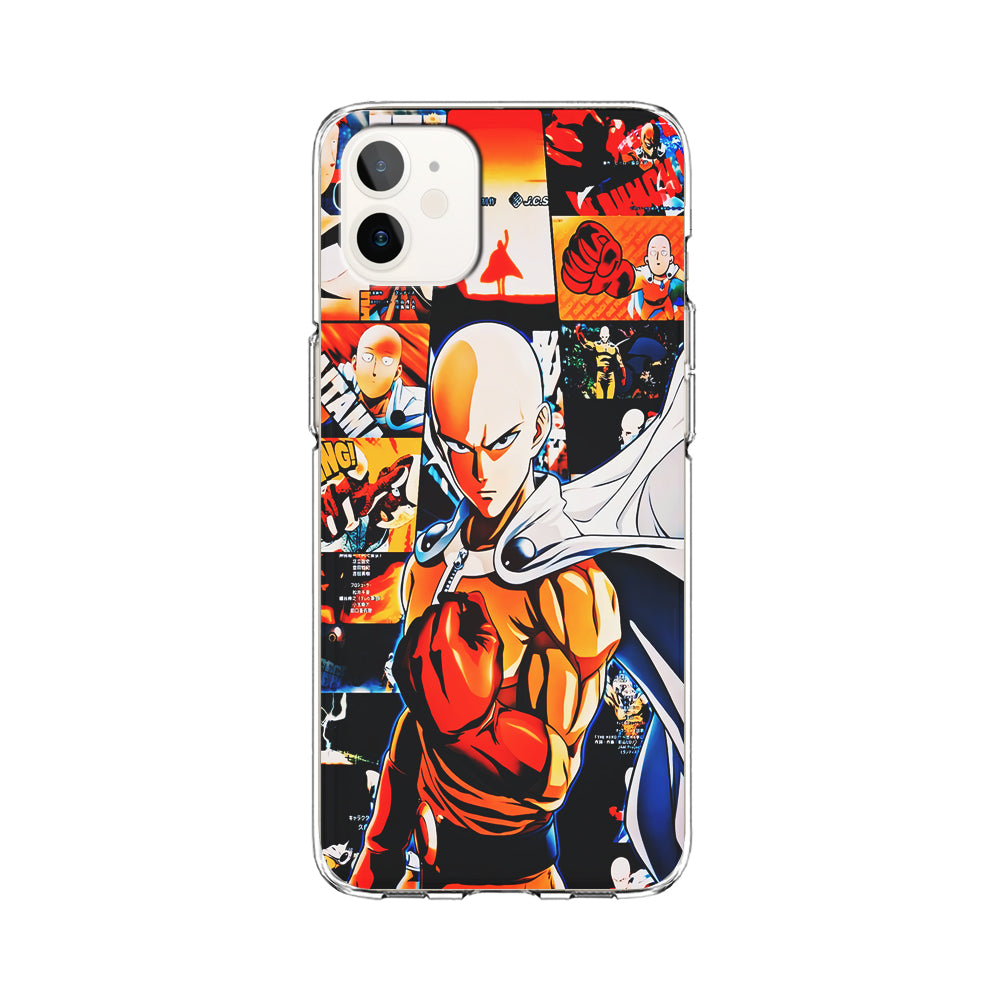 OPM Saitama Aesthetic iPhone 12 Mini Case-Phone Case-Clear Soft Case-Altracase
