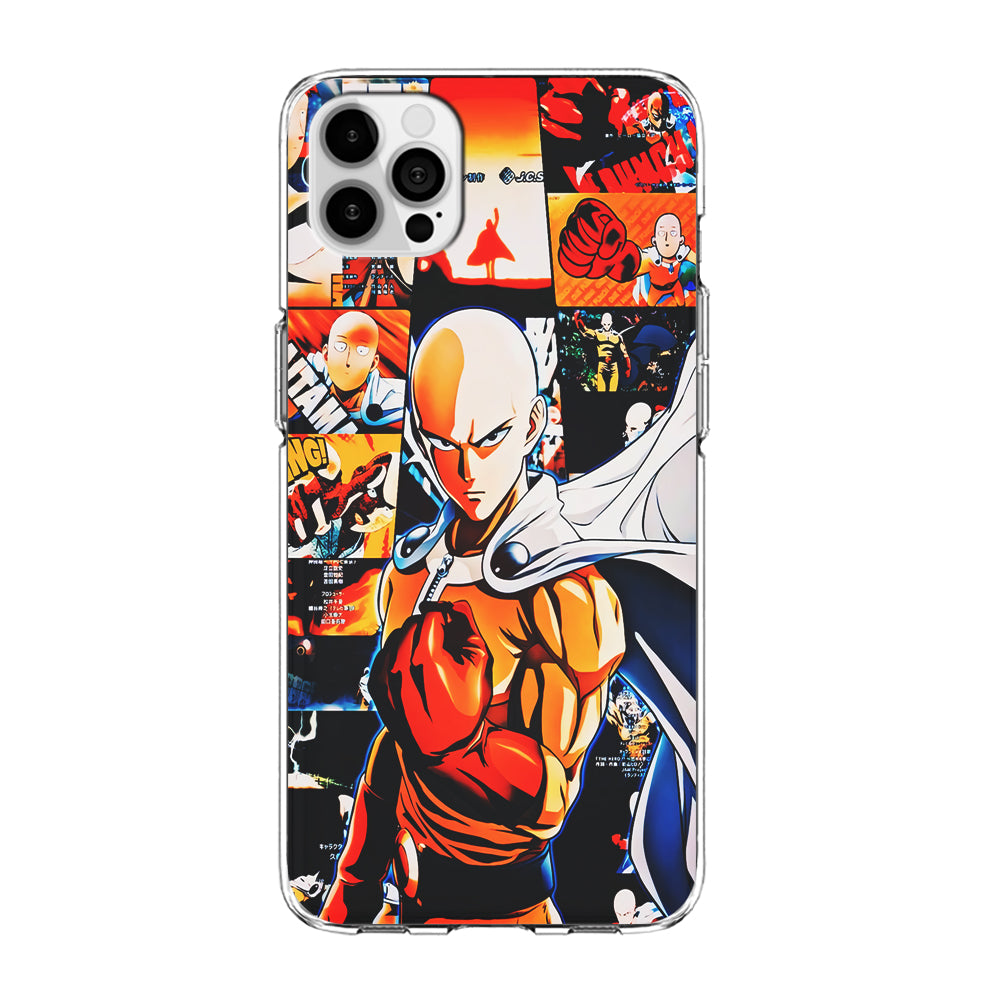 OPM Saitama Aesthetic iPhone 15 Pro Max Case-Phone Case-Clear Soft Case-Altracase