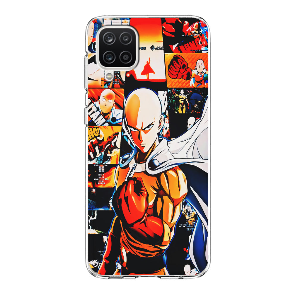 OPM Saitama Aesthetic Samsung Galaxy A12 Case-Phone Case-Clear Soft Case-Altracase