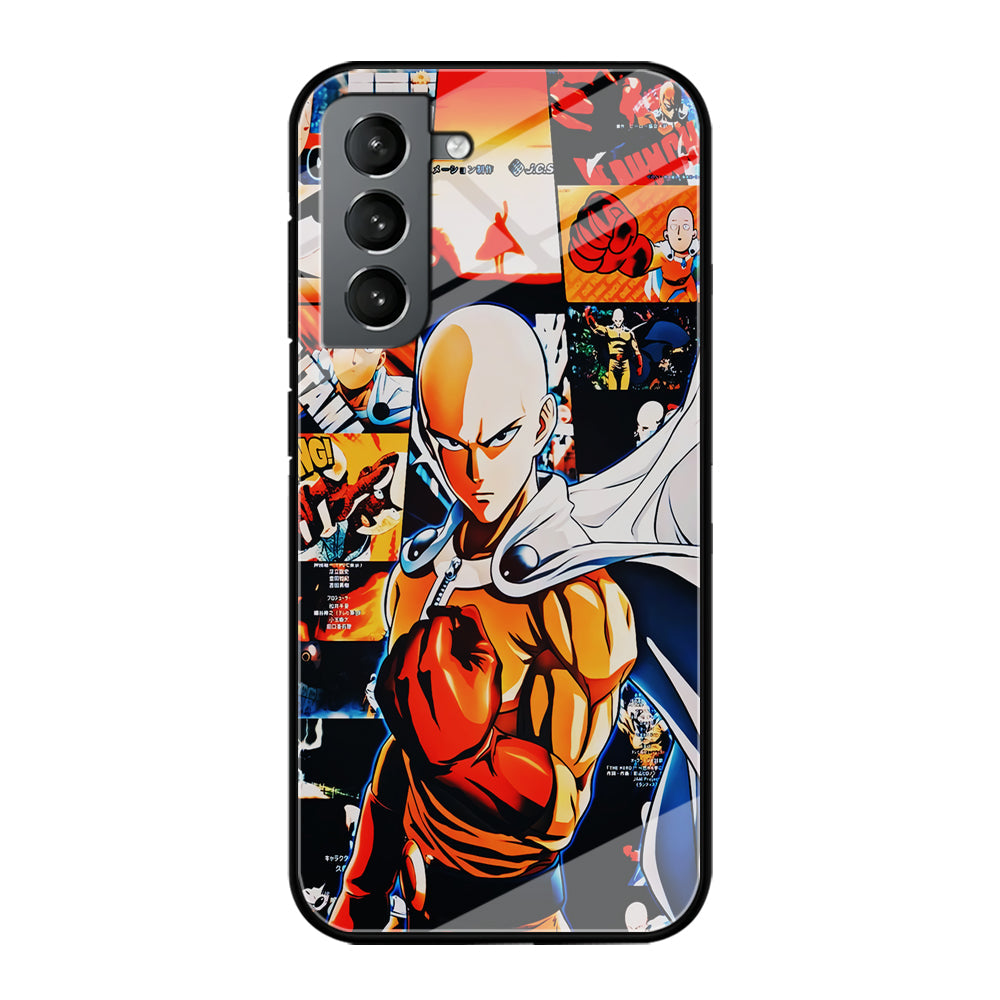 OPM Saitama Aesthetic Samsung Galaxy S23 Plus Case-Phone Case-Tempered Glass Case-Altracase