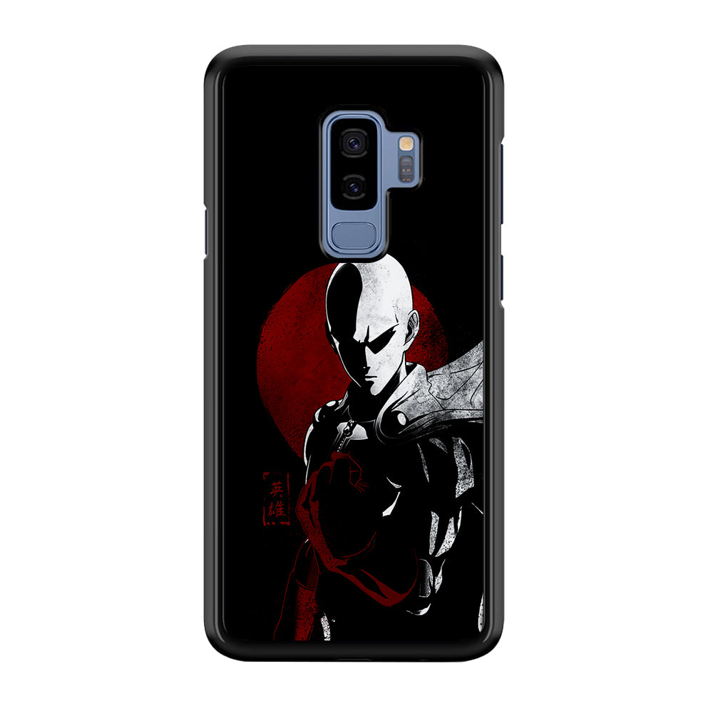 OPM Saitama Invincible Samsung Galaxy S9 Plus Case-Phone Case-Rubber Black (2D Case)-Altracase