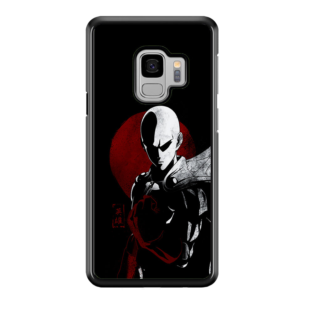 OPM Saitama Invincible Samsung Galaxy S9 Case-Phone Case-Rubber Black (2D Case)-Altracase