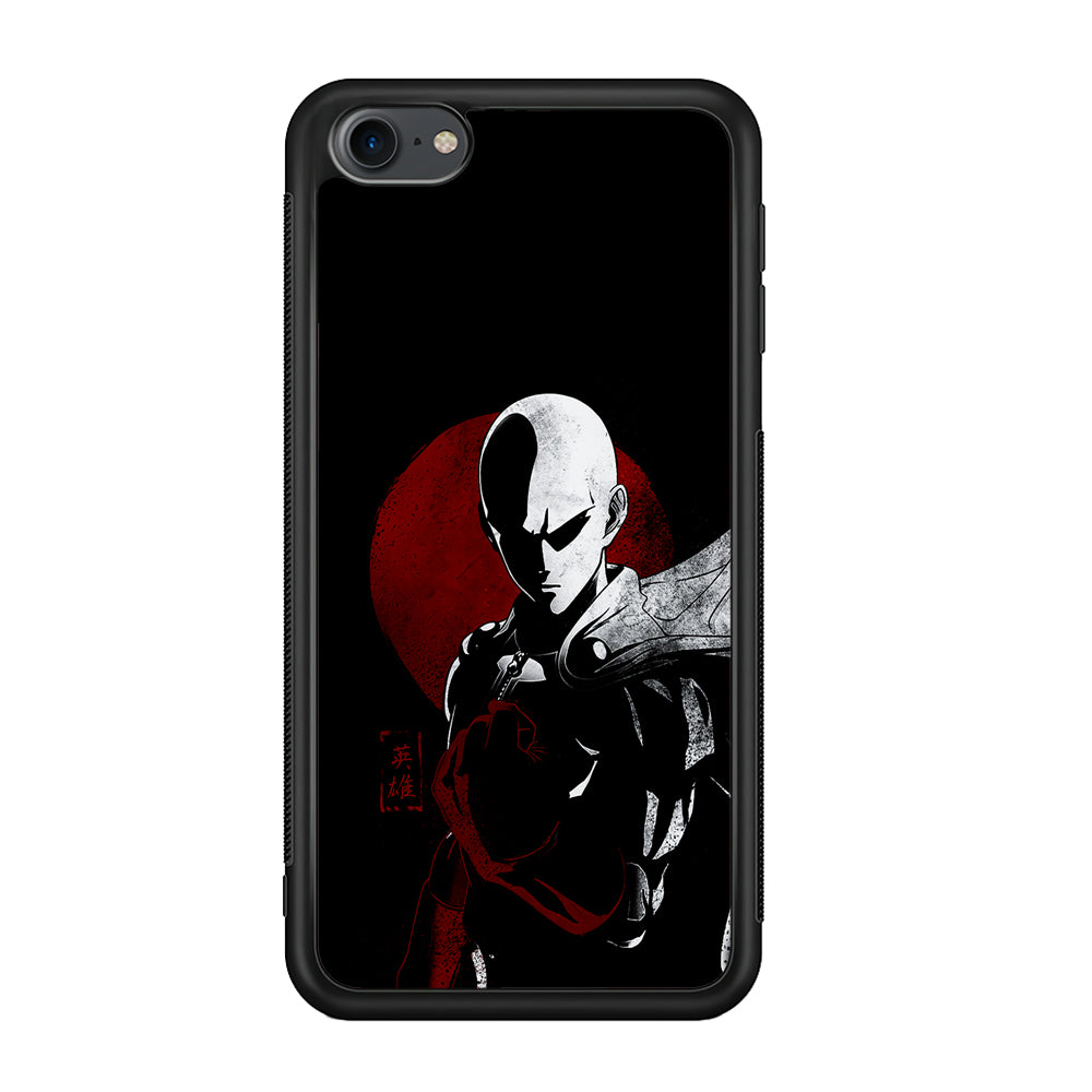 OPM Saitama Invincible iPod Touch 6 Case-Phone Case-Rubber White (2D Case)-Altracase