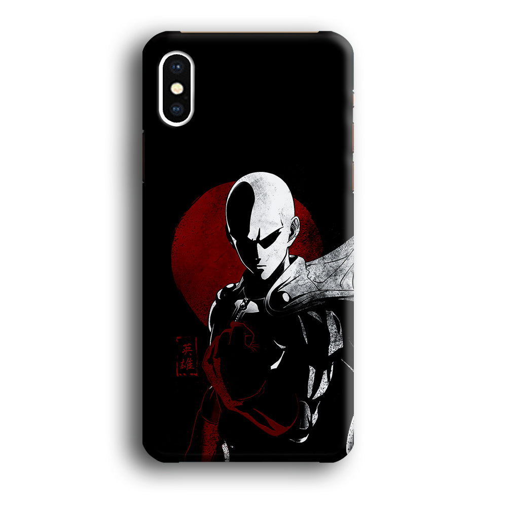 OPM Saitama Invincible iPhone Xs Case-Phone Case-3D Case-Altracase