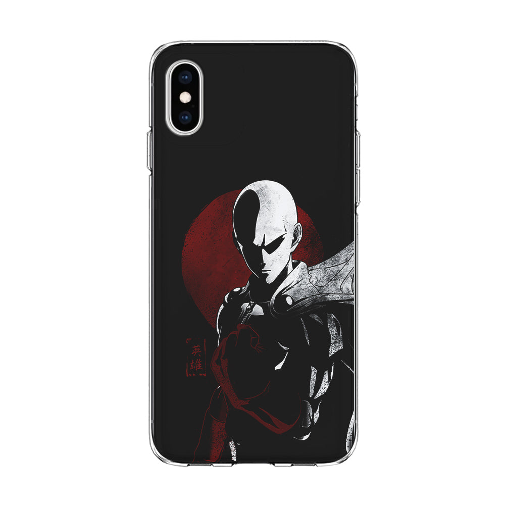 OPM Saitama Invincible iPhone Xs Case-Phone Case-Clear Soft Case-Altracase