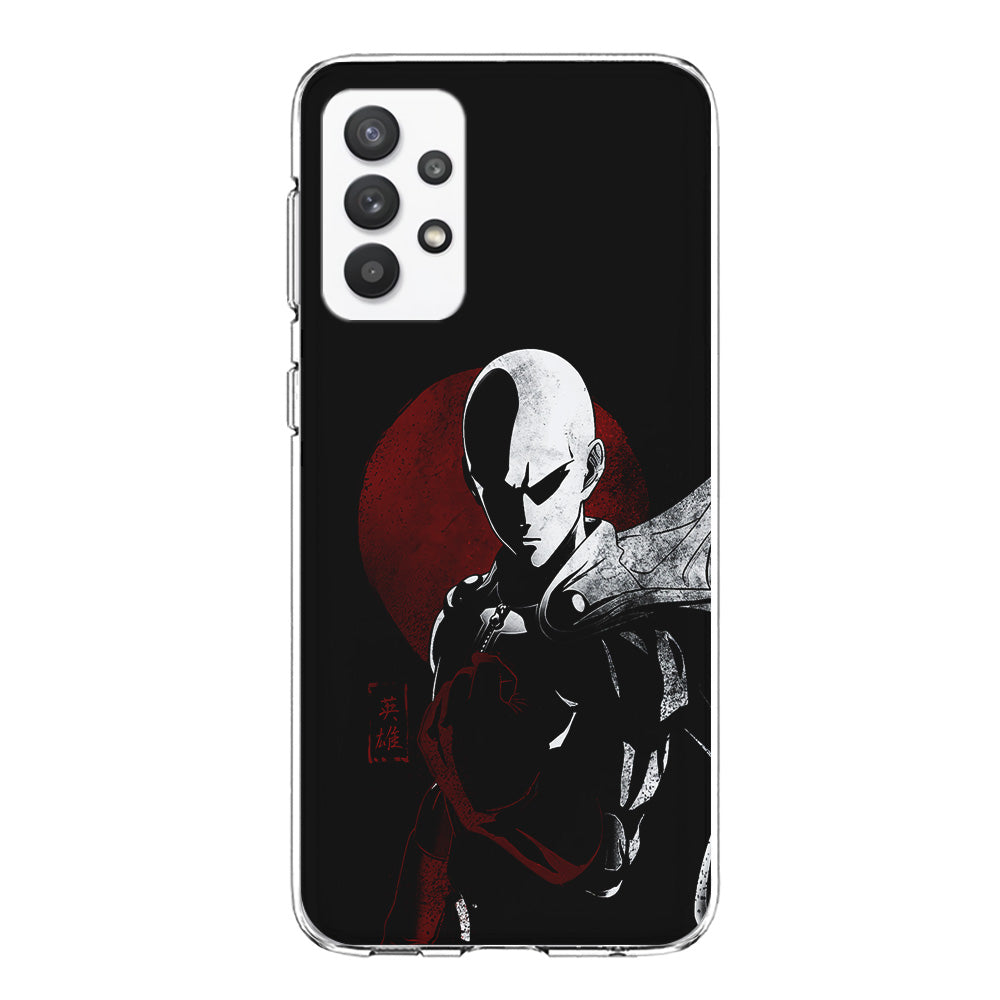 OPM Saitama Invincible Samsung Galaxy A32 Case-Phone Case-Clear Soft Case-Altracase