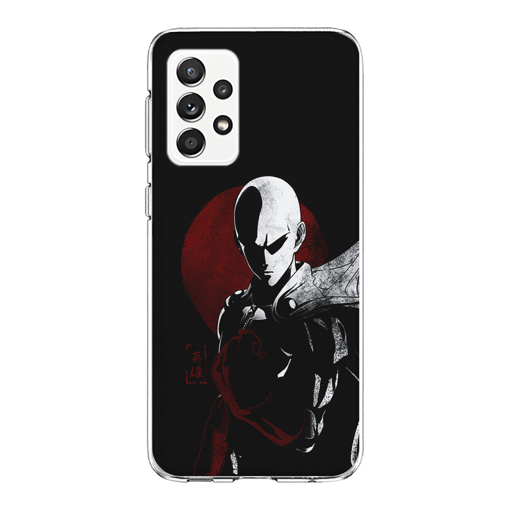 OPM Saitama Invincible Samsung Galaxy A72 Case-Phone Case-Clear Soft Case-Altracase