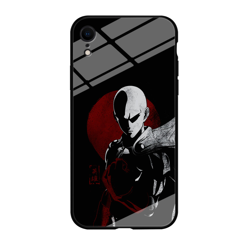 OPM Saitama Invincible iPhone XR Case-Phone Case-Tempered Glass Case-Altracase