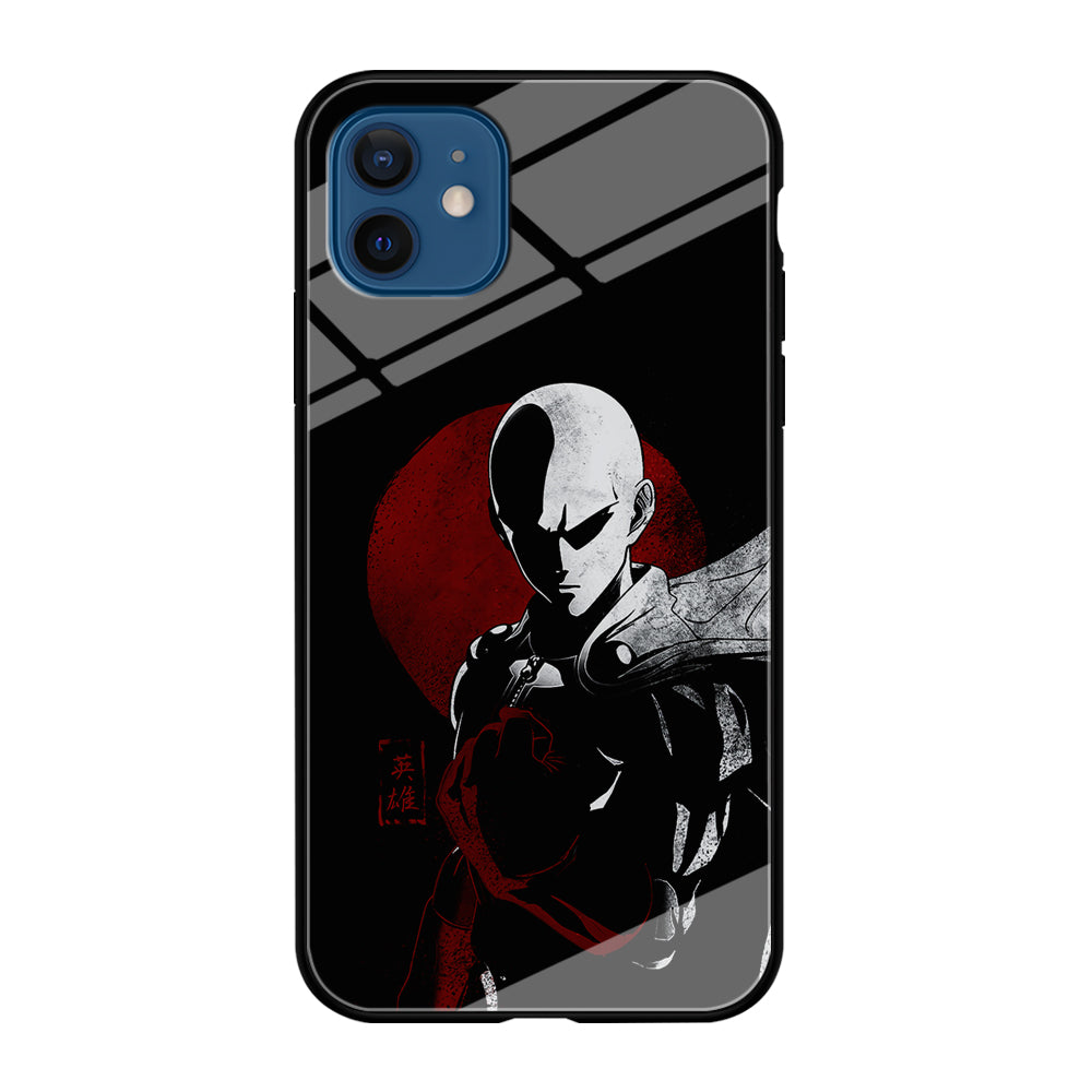 OPM Saitama Invincible iPhone 12 Case-Phone Case-Tempered Glass Case-Altracase