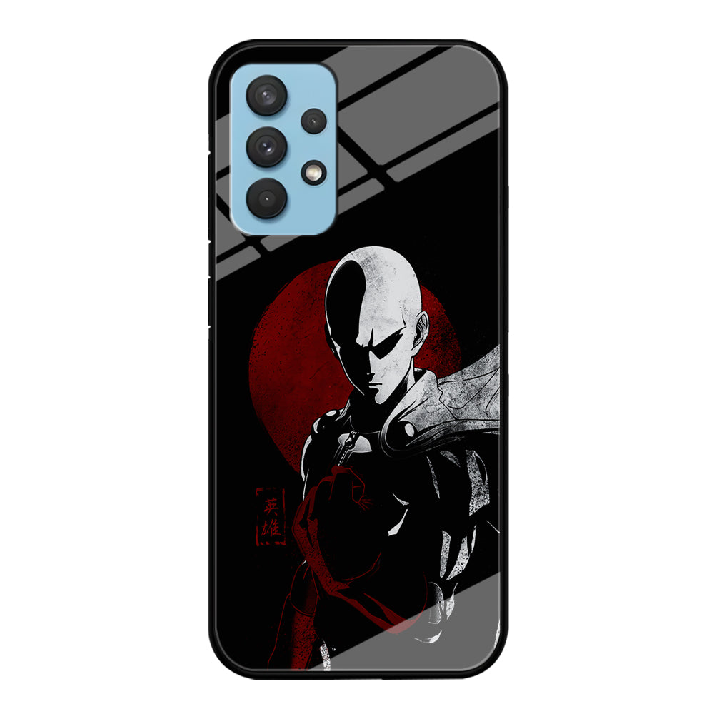 OPM Saitama Invincible Samsung Galaxy A32 Case-Phone Case-Tempered Glass Case-Altracase