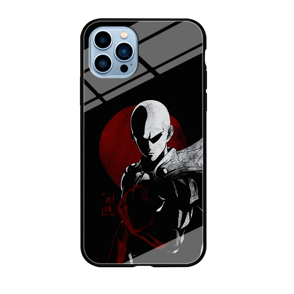 OPM Saitama Invincible iPhone 12 Pro Max Case-Phone Case-Tempered Glass Case-Altracase