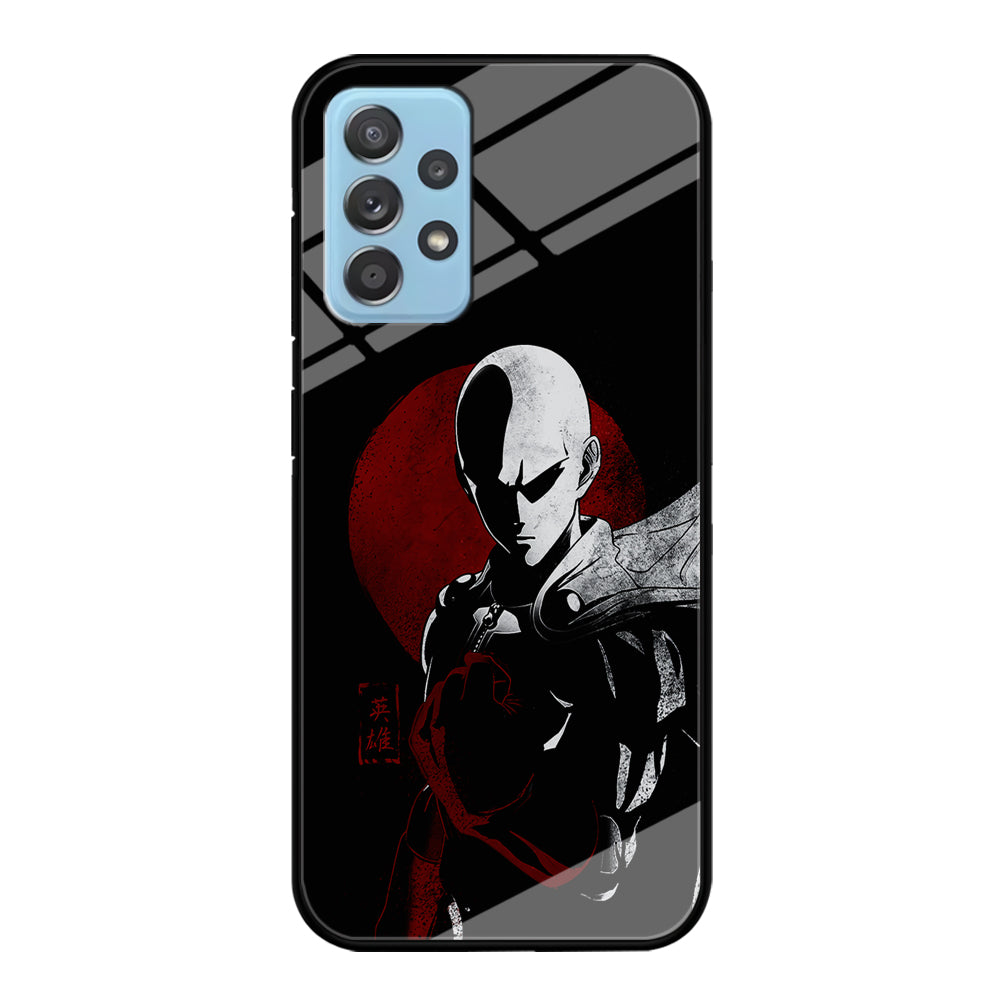 OPM Saitama Invincible Samsung Galaxy A72 Case-Phone Case-Tempered Glass Case-Altracase