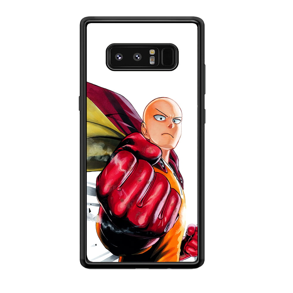 OPM Saitama Strong Punch Samsung Galaxy Note 8 Case-Phone Case-Tempered Glass Case-Altracase
