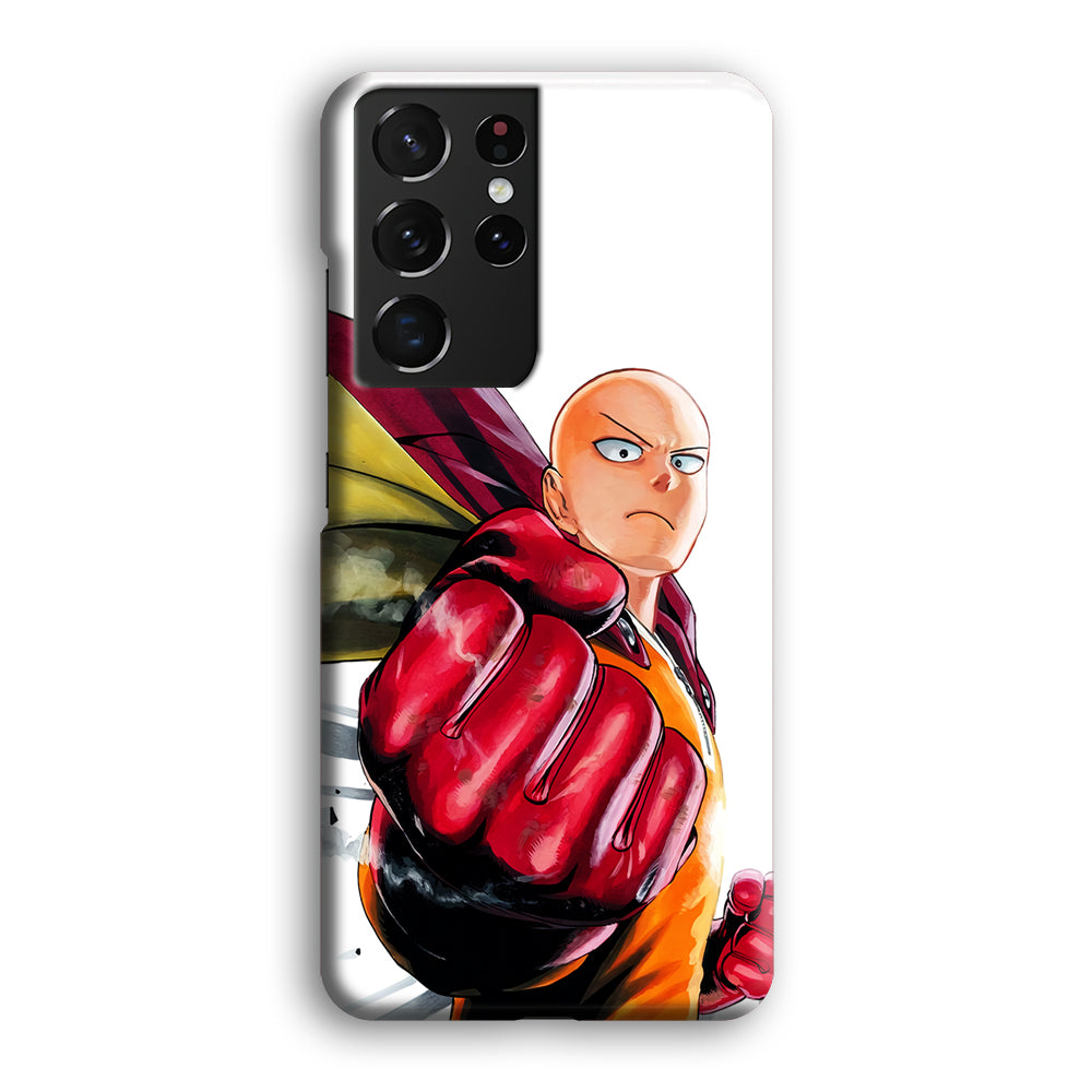 OPM Saitama Strong Punch Samsung Galaxy S21 Ultra Case-Phone Case-3D Case-Altracase