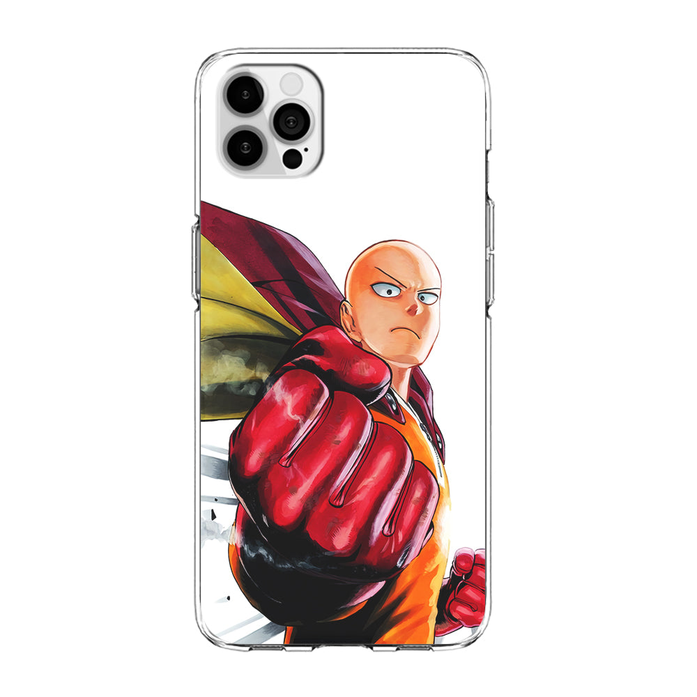 OPM Saitama Strong Punch iPhone 15 Pro Max Case-Phone Case-Clear Soft Case-Altracase