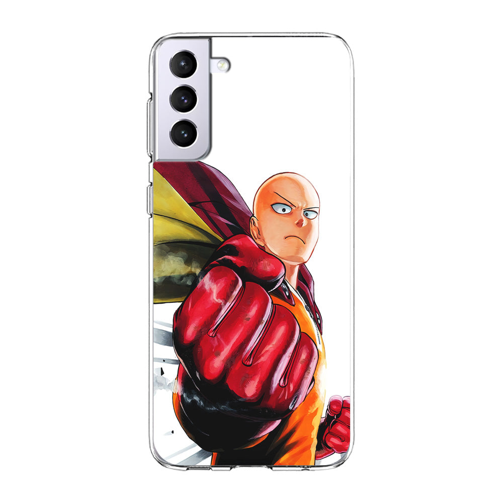 OPM Saitama Strong Punch Samsung Galaxy S23 Case-Phone Case-Clear Soft Case-Altracase